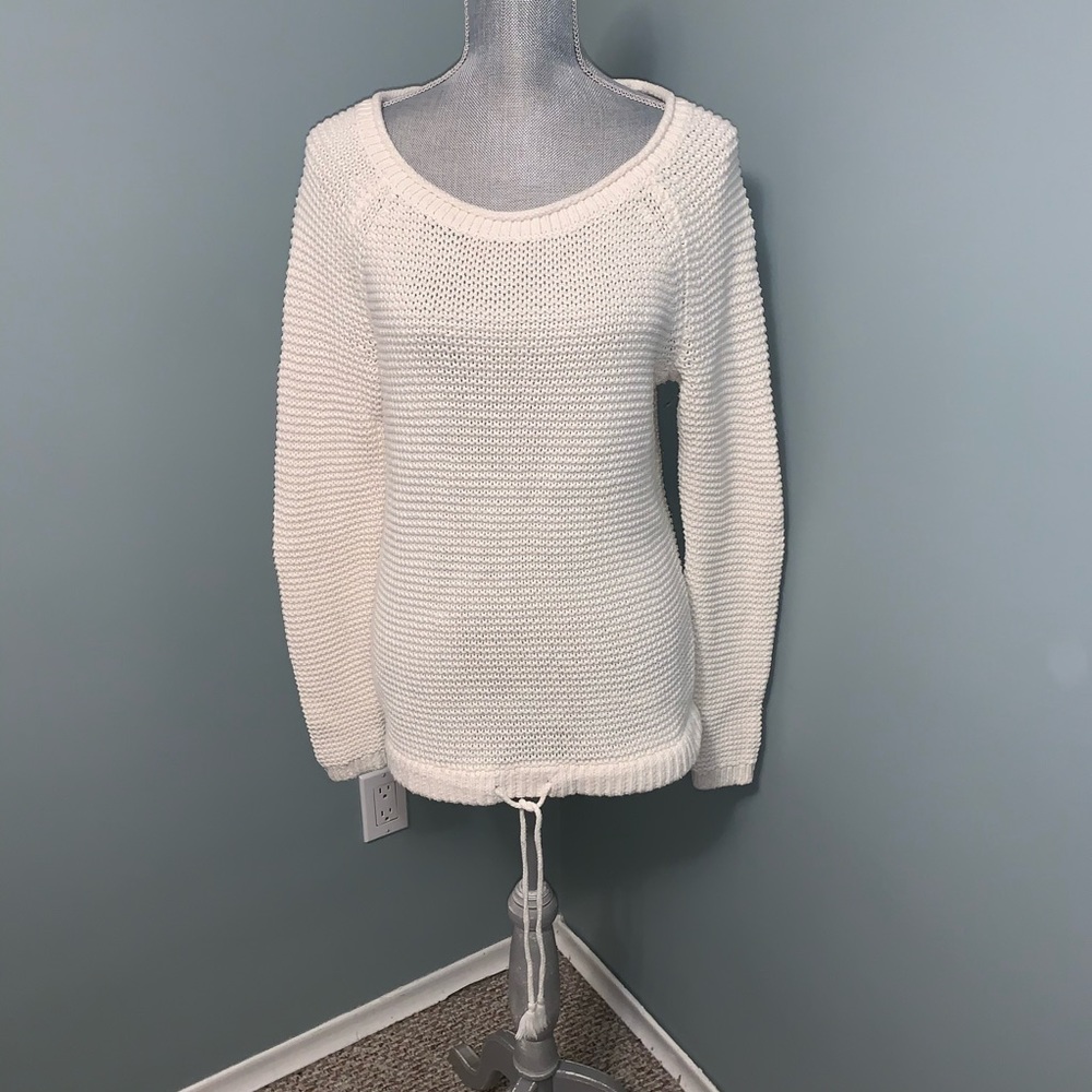 GAP Cream Knit long sleeve cozy sweater women’s size small